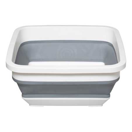 Bassine rétractable 8L blanc gris