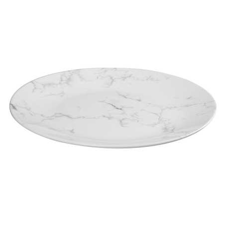 Lot de 6 petites assiettes plates à dessert "Marble" Ø 19cm