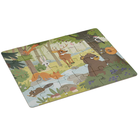 Puzzle "animaux de la forêt" Carton, 30 x 25cm