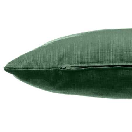 Coussin déco d'extérieur déperlant Vert olive 50 x 30 cm - Polyester