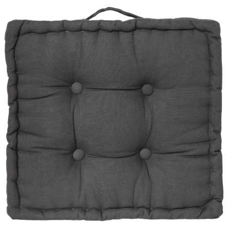 Coussin de sol Gris ardoise, 40x40 cm
