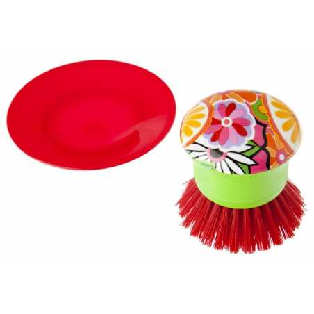 BROSSE VAISSELLE AVEC SUPPORT CITRIC VIGAR 4587