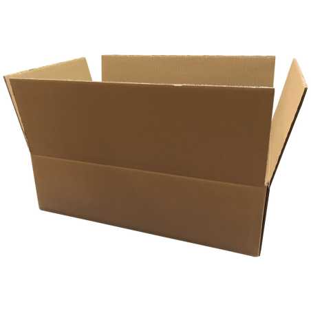 Lot de caisses en carton à double cannelure 515 x 510 x 150 mm