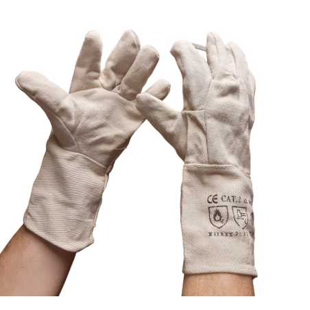 Lot de 12 paires de Gants de travail qualité lourde 100% coton