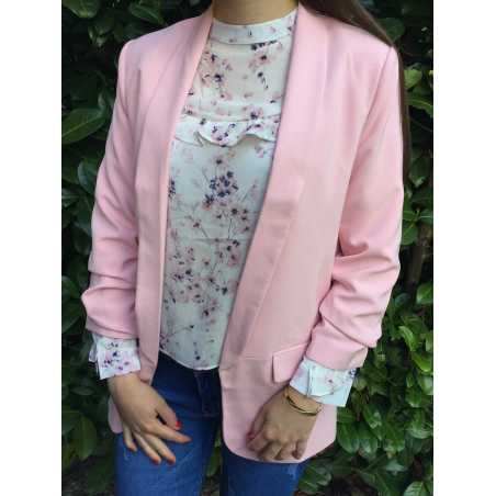 BLAZER LONG ROSE