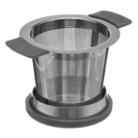 Infuseur à thé en acier inoxydable avec couvercle