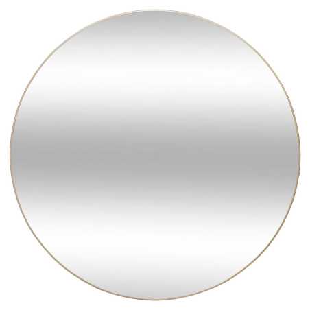 Miroir Ø110cm  "Chic & Raffiné" Métal, doré