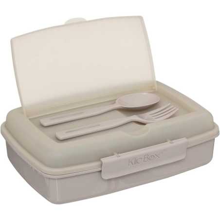 KLIC BOX © Lunchbox 1200ml - 3 compartiments - Couverts