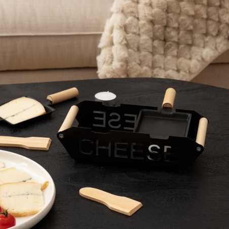 Coffret raclette à la bougie 2 personnes - Noir