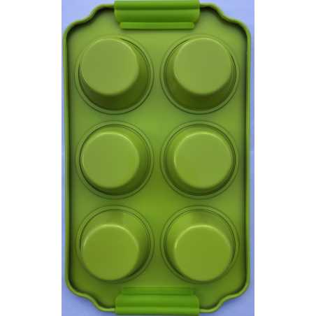 PLAQUE VERTE REVETEMENT CERAMIQUE POUR 6 GATEAUX ARD'TIME PLCER-GAT