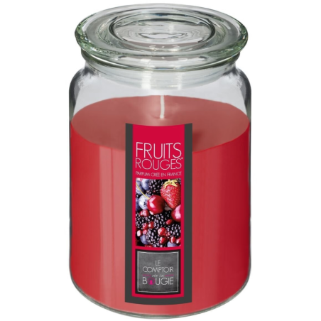 Bougie parfumée Fruits rouges, 510g