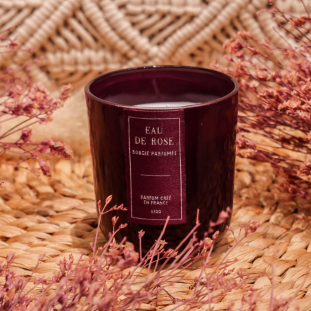 Bougie parfumée Eau de rose, 170g