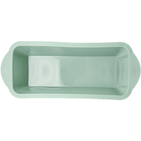 MOULE À CAKE / PAIN 27,50 X 13 X 7CM EN SILICONE VERT AVEC POIGNEE