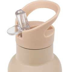 Bouteille isotherme enfant motif chiens - 350 ml - Beige