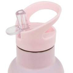 Bouteille isotherme enfant motif papillons - 350 ml - Rose