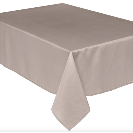 Nappe rectangulaire anti-tache beige 150 × 300 cm