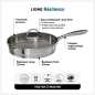 Sauteuse inox 28 cm + couvercle en verre