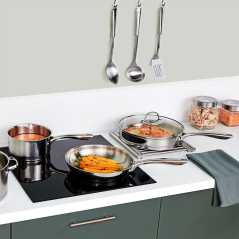 Set de Poêles en inox, 20/24/28 cm - Résilience