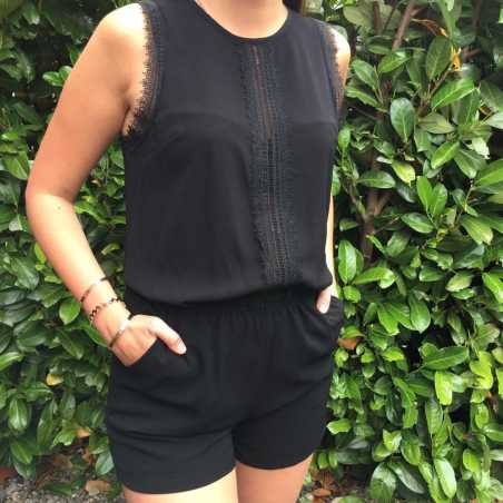 COMBINAISON SHORT  NOIR