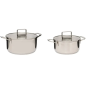Lot de 2 faitouts 20 cm & 24 cm - Cuisson saine et rangement facile