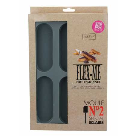 MOULE A ECLAIRS FLEX'ME PROFESSIONNEL POUR 6 ECLAIRS ARD'TIME FP-6ECLAI