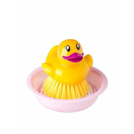 BROSSE VAISSELLE AVEC SUPPORT DUCKS VIGAR 7112