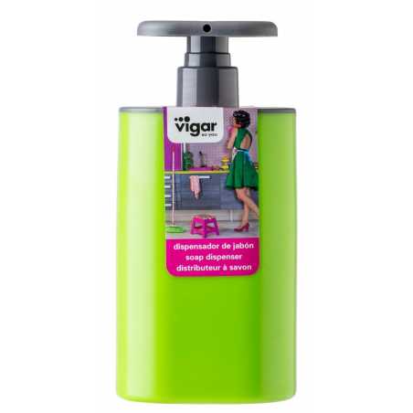 DISTRIBUTEUR DE SAVON RENGO VERT VIGAR 6403