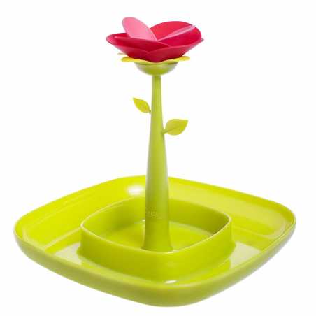 PLATEAU APERITIF VERT/ROUGE "ROSE" VIGAR 5324
