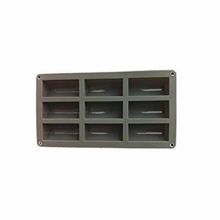 PLAQUE SILICONE PLATINIUM POUR 9 MINI BUCHES DE 9CM ARD'TIME FP-BUCHE-1