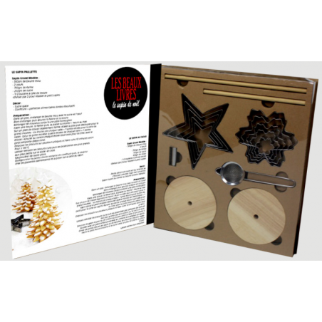 COFFRET EN FORME DE LIVRE ARBRES DE NOËL ARD'TIME LIVSAP