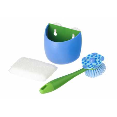 SET EVIER AVEC VENTOUSE LOLAFLOR BLEU VIGAR 7849