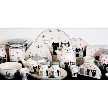 BOITE EN CERAMIQUE "MISTIGRI" ARD'TIME MISPOT