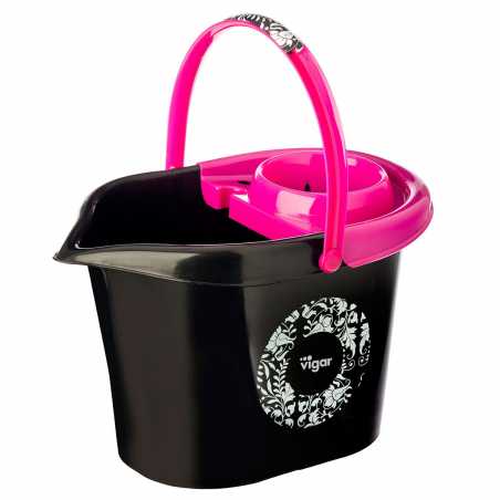 SEAU AVEC SYSTEME D'ESSORAGE ROCOCCO VIGAR 4616