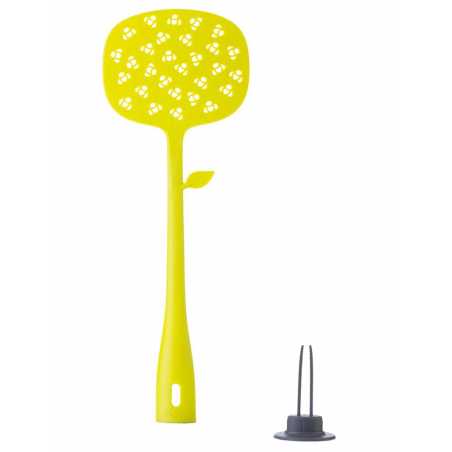 TAPETTE A MOUCHE AVEC PINCE VERTE FLOWER POWER VIGAR 7924