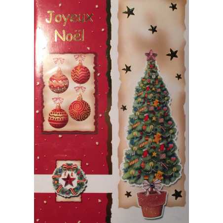 CARTE DE VOEUX JOYEUX NOËL XCJN-2/2