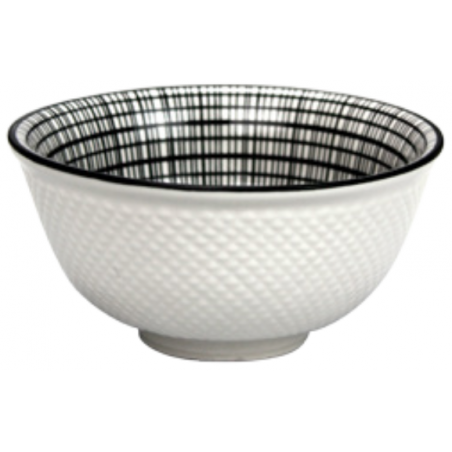 LOT DE 6 BOLS KOMAE 12,2CM EN PORCELAINE FORME ASIATIQUE ARD'TIME KOBOLMM