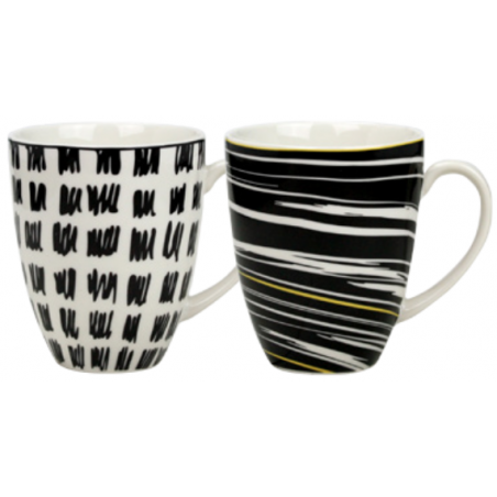 LOT DE 6 MUGS EN PORCELAINE 350ML KUROKO ARD'TIME KU-MUG