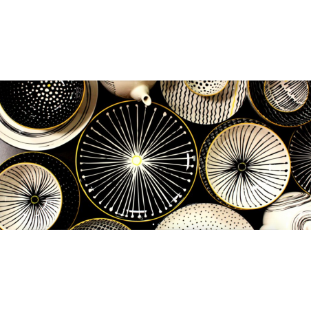 LOT DE 12 BOLS 17,8CM EN PORCELAINE KUROKO ARD'TIME KU-BOL18