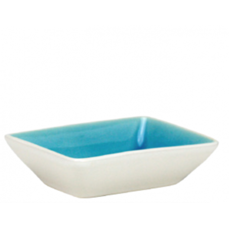 LOT DE 6 MINIS COUPELLES RECTANGULAIRES 9,5CM EN CERAMIQUE NUUK ARD'TIME NUCOUPREC