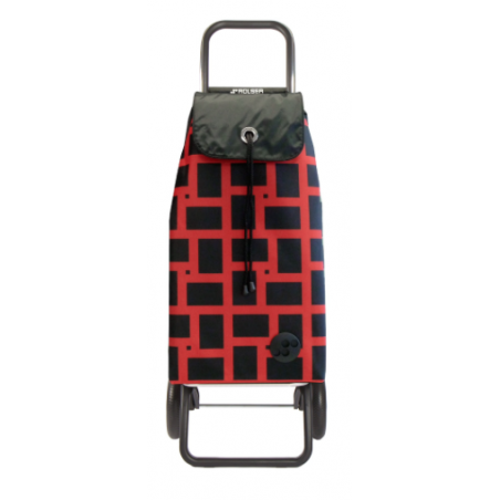 POUSSETTE DE MARCHE 2 ROUES GEOMETRIK ROUGE/NOIR I-MAX ROLSER IMX025-NR