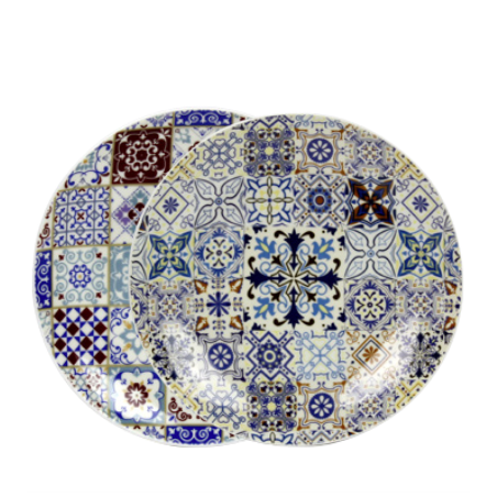 LOT DE 6 ASSIETTES EN CERAMIQUE 18,5CM BELEM ARD'TIME BEASPM