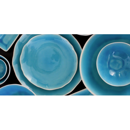 LOT DE 6 ASSIETTES 20,5CM EN CERAMIQUE NUUK ARD'TIME NUASRD21