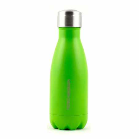 BOUTEILLE ISOTHERME 260ML YOKO DESIGN VERT FLUO MAT 1336