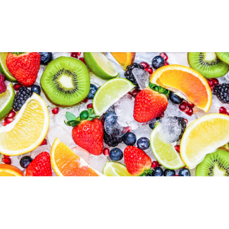 LOT DE 6 BOLS 8CM EN VERRE FRESH ARD'TIME FT-BOL8