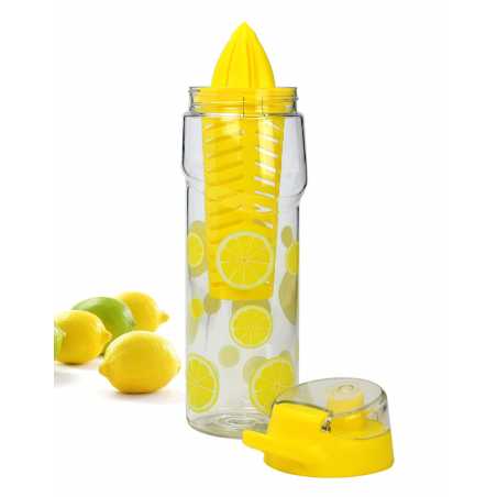 BOUTEILLE DETOX JAUNE AVEC PRESSE AGRUME ET INFUSEUR INTEGRE ARD'TIME DU-CANFT-1