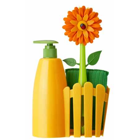 SET EVIER FLOWER POWER ORANGE VIGAR 7203