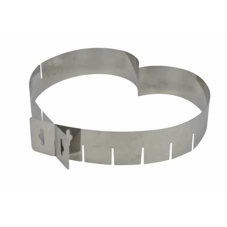 COEUR EN INOX EXTENSIBLE DE 14,5 A 27CM "MES BEAUX GATEAUX" ARD'TIME BG-COEUR