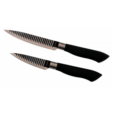 LOT DE 2 COUTEAUX CRANTES ARD'TIME CT-2CRAN