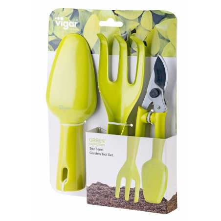SET D'OUTILS DE JARDIN VERT "GARDEN" VIGAR 8565