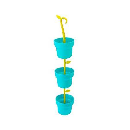 MINI POTAGER MODULABLE TURQUOISE AVEC SUPPORT "GREEN" VIGAR 8673